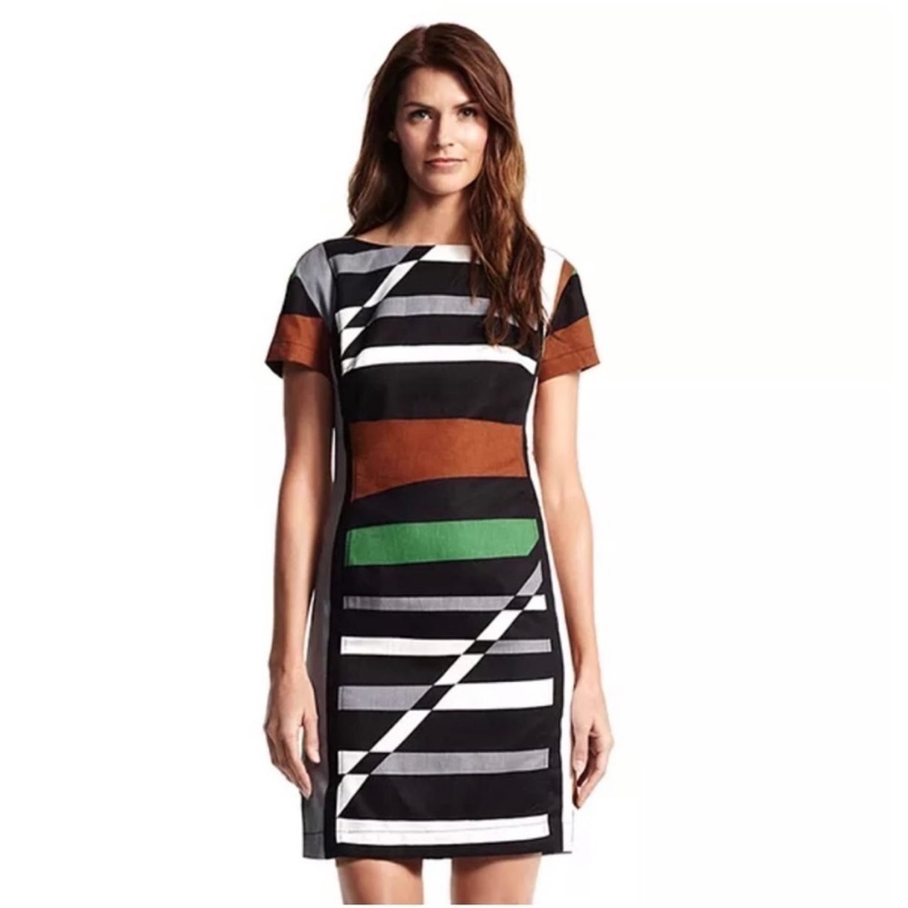 Derek Lam for DesigNation striped sheath dress 4 Small business casual linen